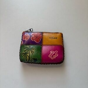 𐙚 Multicolor Leather Hawaiian Coin Purse